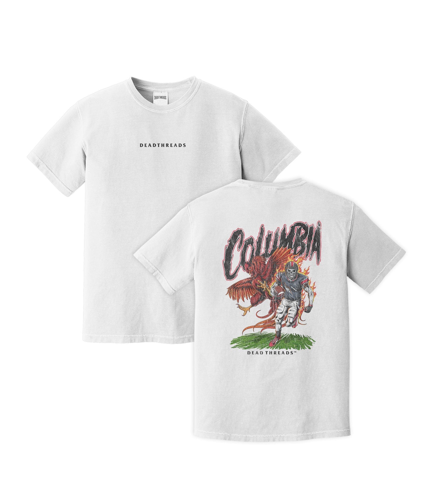 COLUMBIA FOOTBALL - “DT ESSENTIAL" PREMIUM T - SHIRT – T-Shirt – Dead Threads Apparel