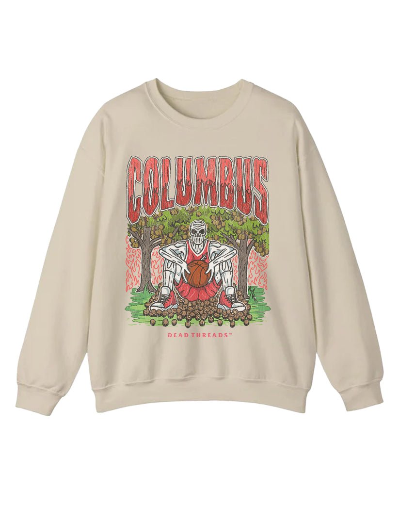 COLUMBUS BASKETBALL CREWNECK SWEATSHIRT – Sweatshirt – Dead Threads Apparel