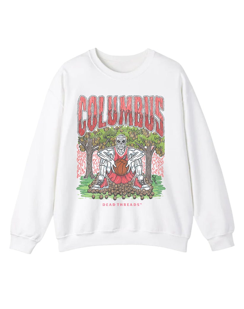 COLUMBUS BASKETBALL CREWNECK SWEATSHIRT – Sweatshirt – Dead Threads Apparel
