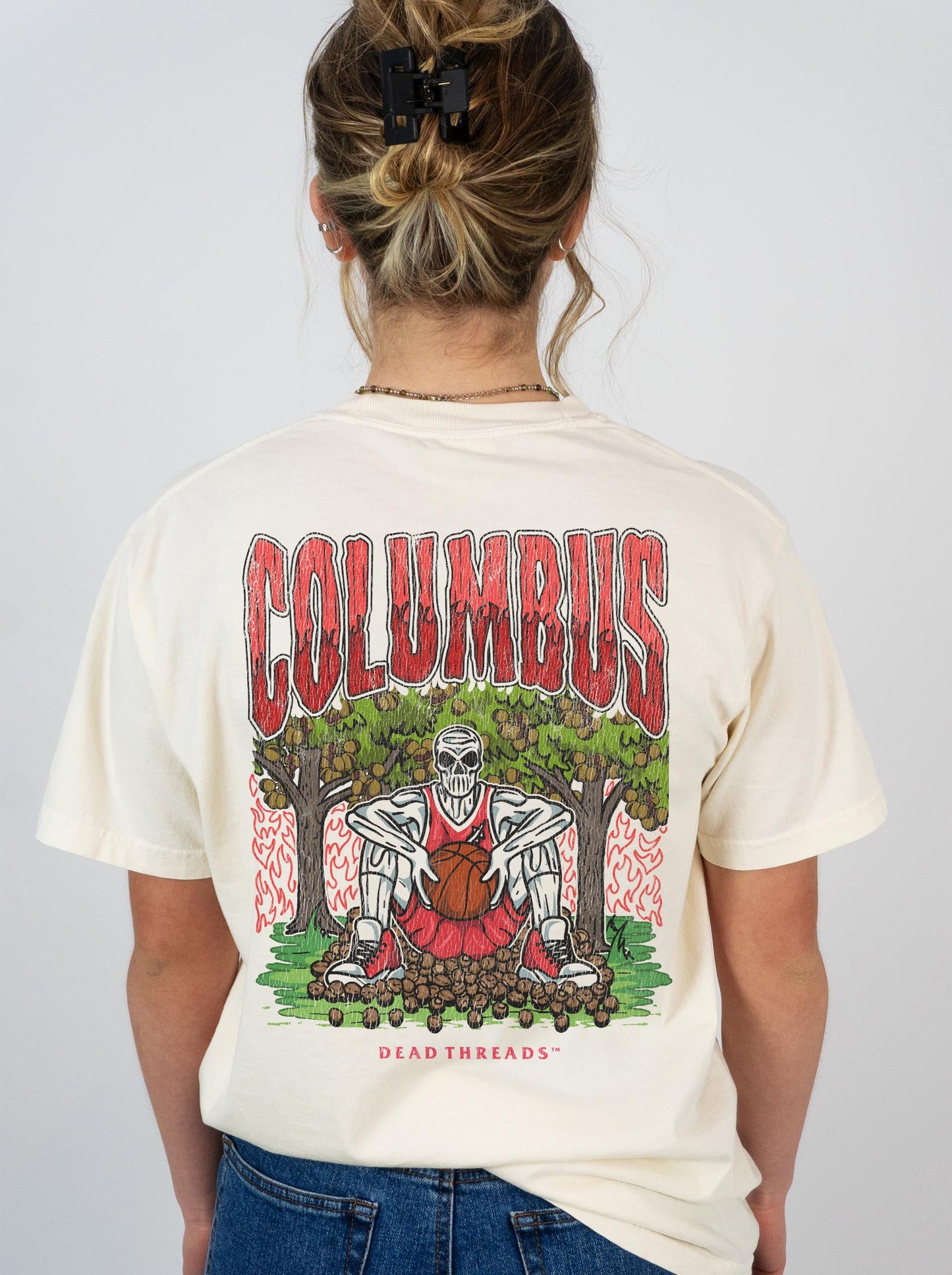 COLUMBUS BASKETBALL - “DT ESSENTIAL" PREMIUM T - SHIRT – T-Shirt – Dead Threads Apparel