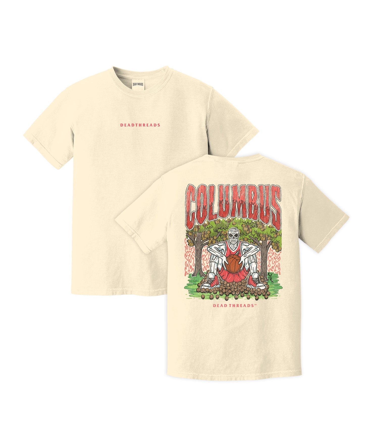 COLUMBUS BASKETBALL - “DT ESSENTIAL" PREMIUM T - SHIRT – T-Shirt – Dead Threads Apparel