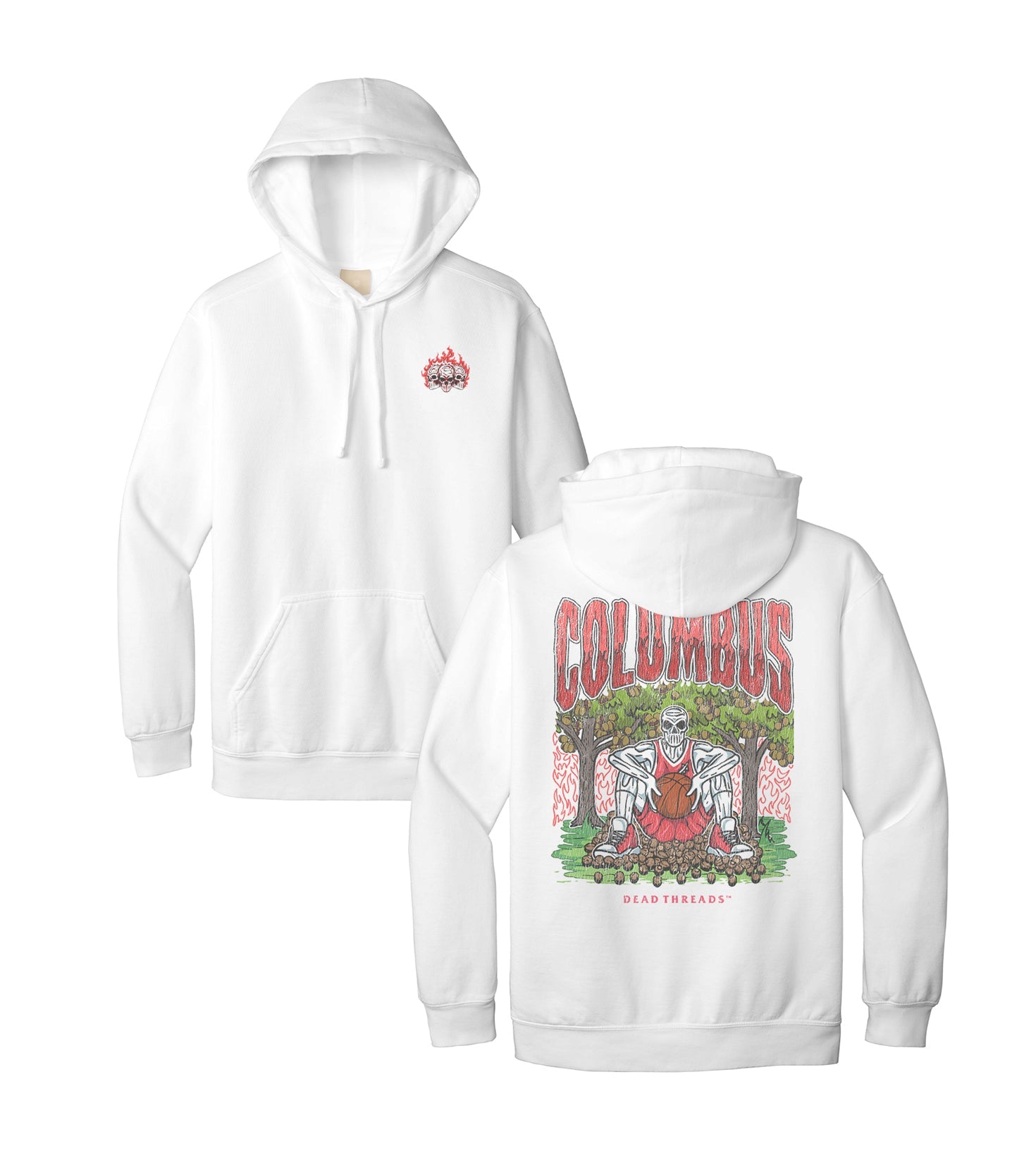 COLUMBUS BASKETBALL - HOODIE – Hoodie – Dead Threads Apparel