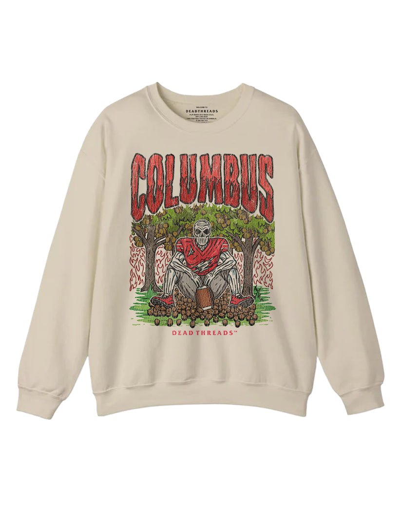 COLUMBUS FOOTBALL CREWNECK SWEATSHIRT – Sweatshirt – Dead Threads Apparel