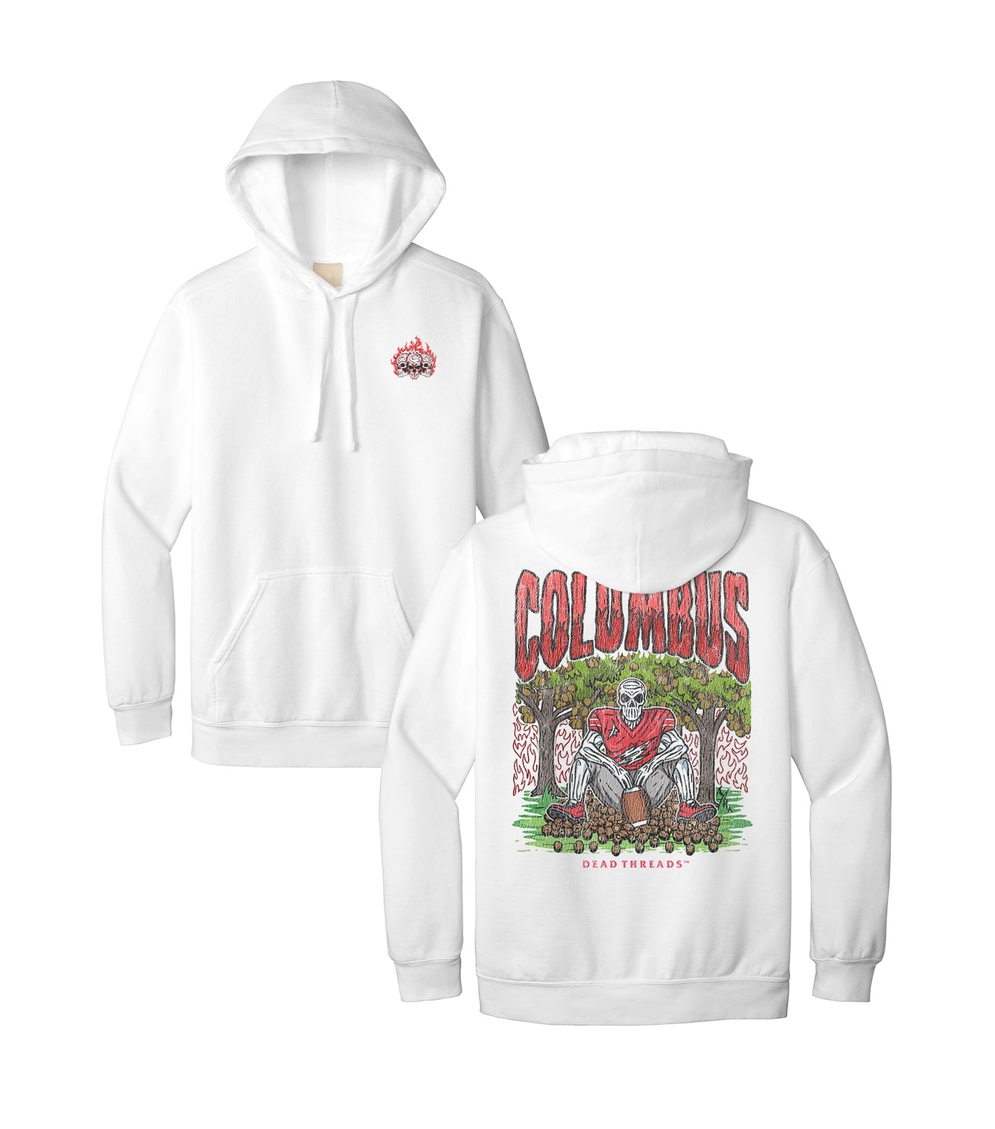 COLUMBUS FOOTBALL - HOODIE – Hoodie – Dead Threads Apparel