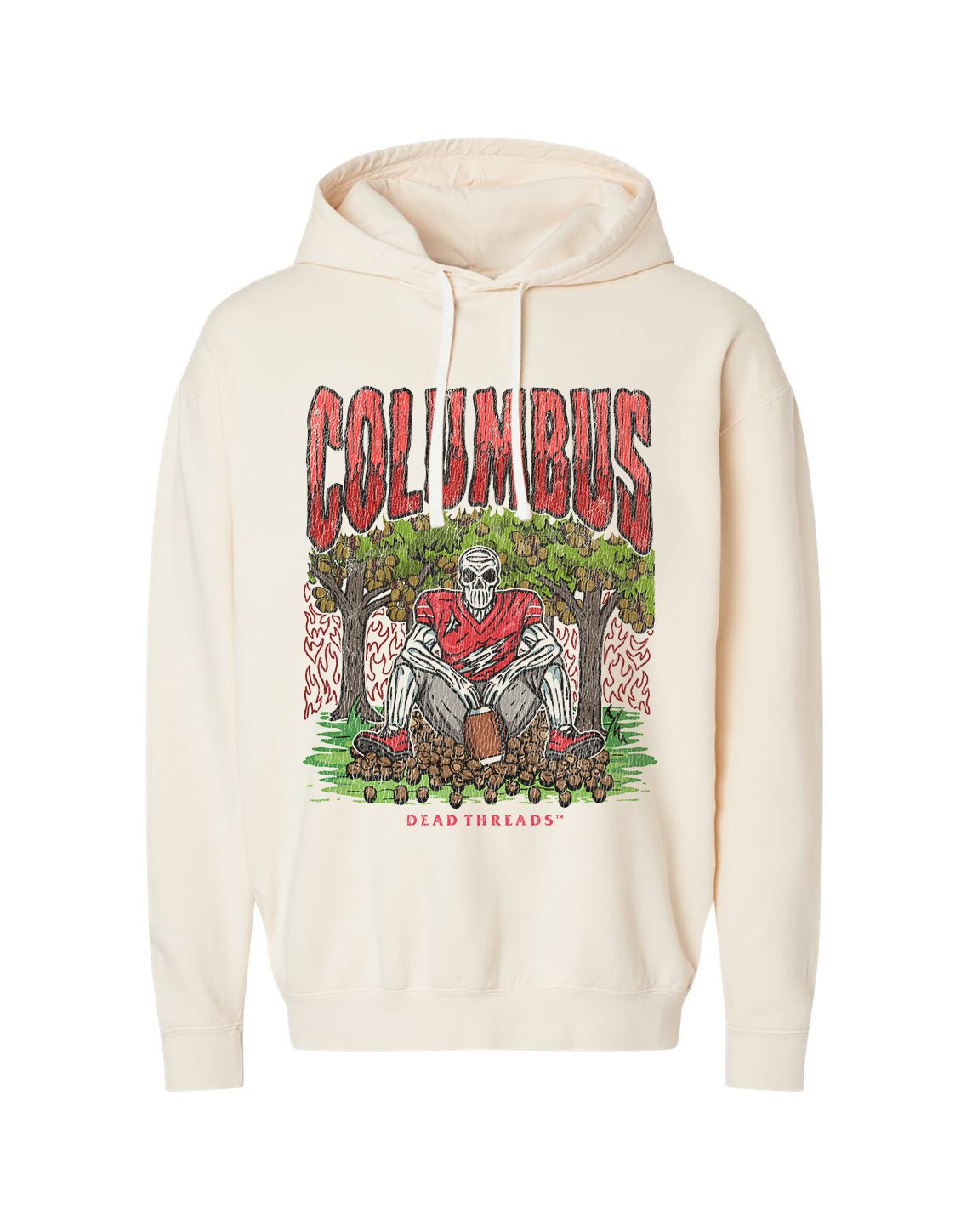 COLUMBUS FOOTBALL - LIGHTWEIGHT HOODIE – Lightweight – Dead Threads Apparel