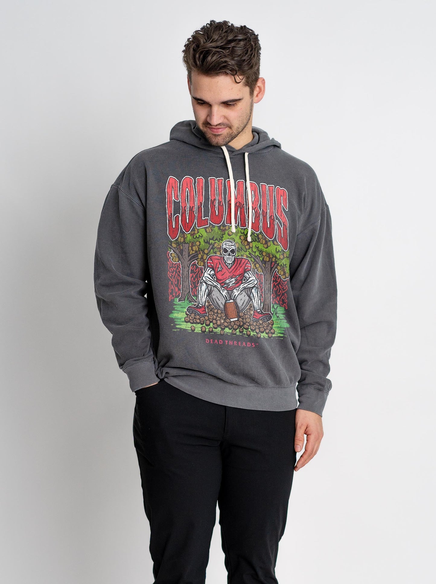 COLUMBUS FOOTBALL - LIGHTWEIGHT HOODIE – Lightweight – Dead Threads Apparel