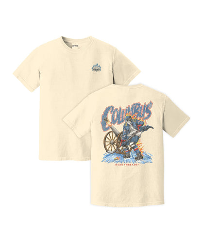 COLUMBUS HOCKEY - “3 SKULL” PREMIUM T - SHIRT – T-Shirt – Dead Threads Apparel