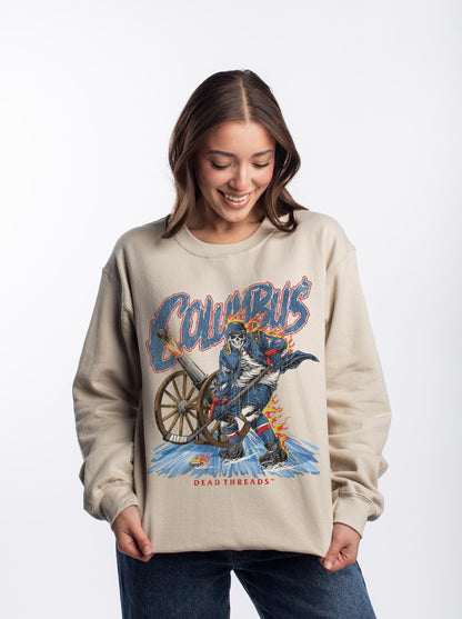 COLUMBUS HOCKEY CREWNECK SWEATSHIRT – Sweatshirt – Dead Threads Apparel