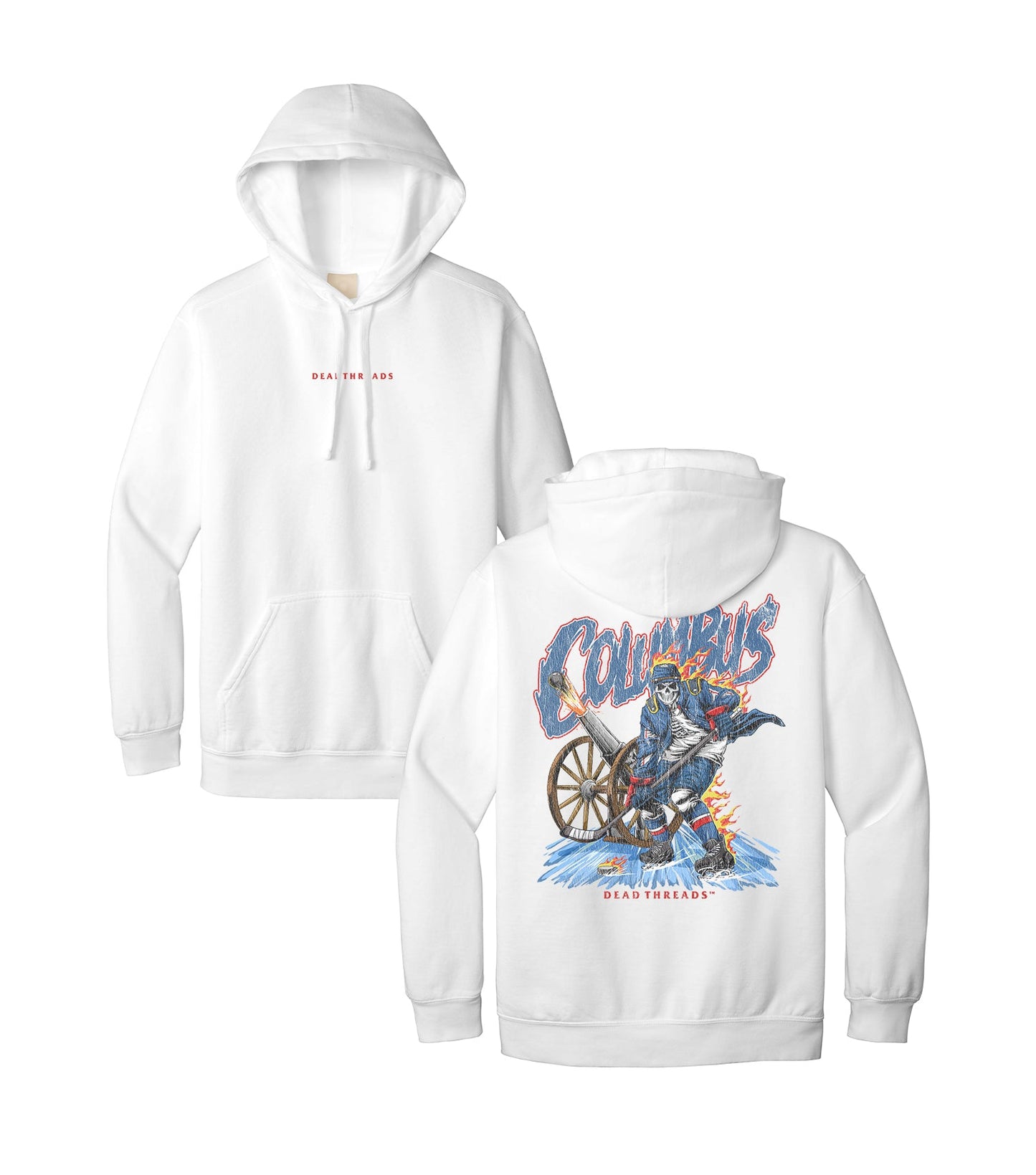 COLUMBUS HOCKEY - “DT ESSENTIAL" HOODIE – Hoodie – Dead Threads Apparel