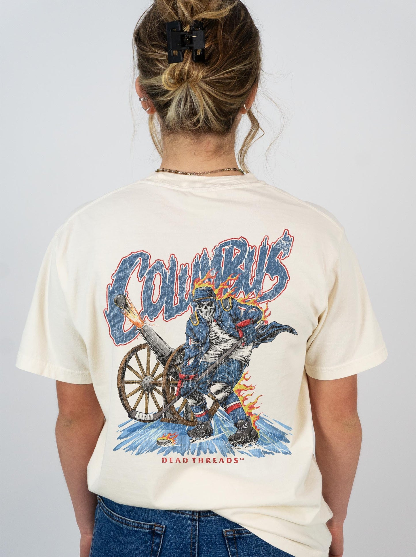 COLUMBUS HOCKEY - “DT ESSENTIAL" PREMIUM T - SHIRT – T-Shirt – Dead Threads Apparel