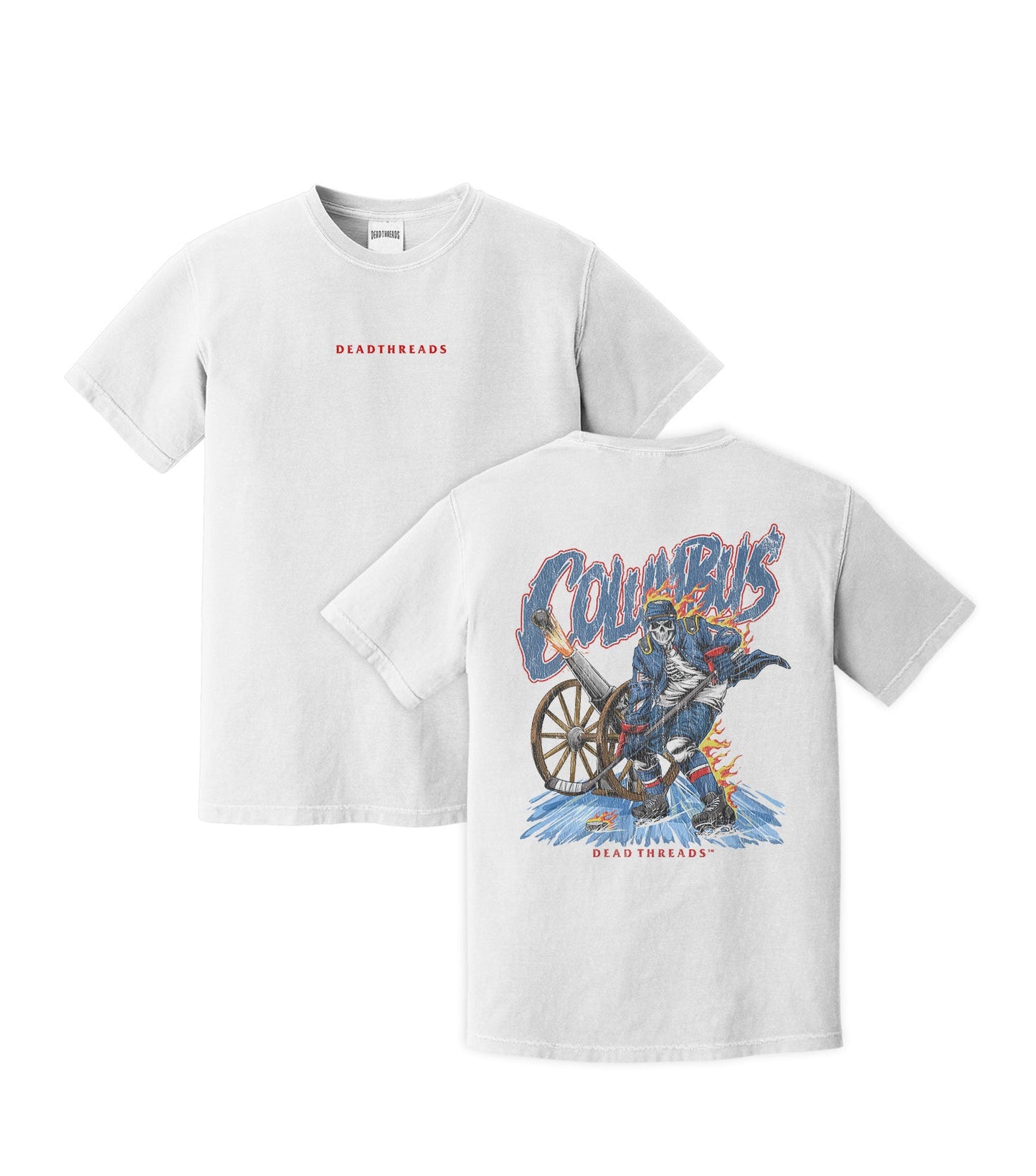 COLUMBUS HOCKEY - “DT ESSENTIAL" PREMIUM T - SHIRT – T-Shirt – Dead Threads Apparel