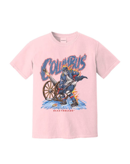 COLUMBUS HOCKEY - PINK – T-Shirt – Dead Threads Apparel