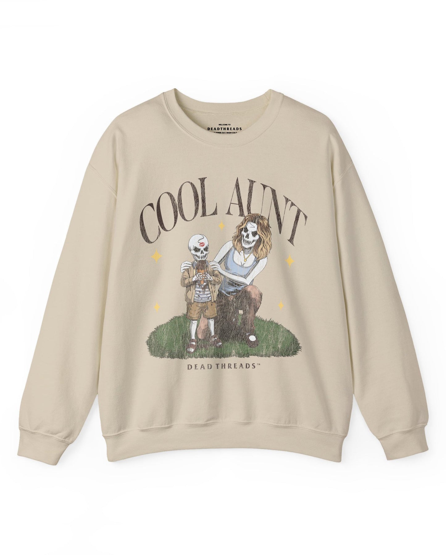 COOL AUNT (BOY) - CREWNECK SWEATSHIRT – Sweatshirt – Dead Threads Apparel