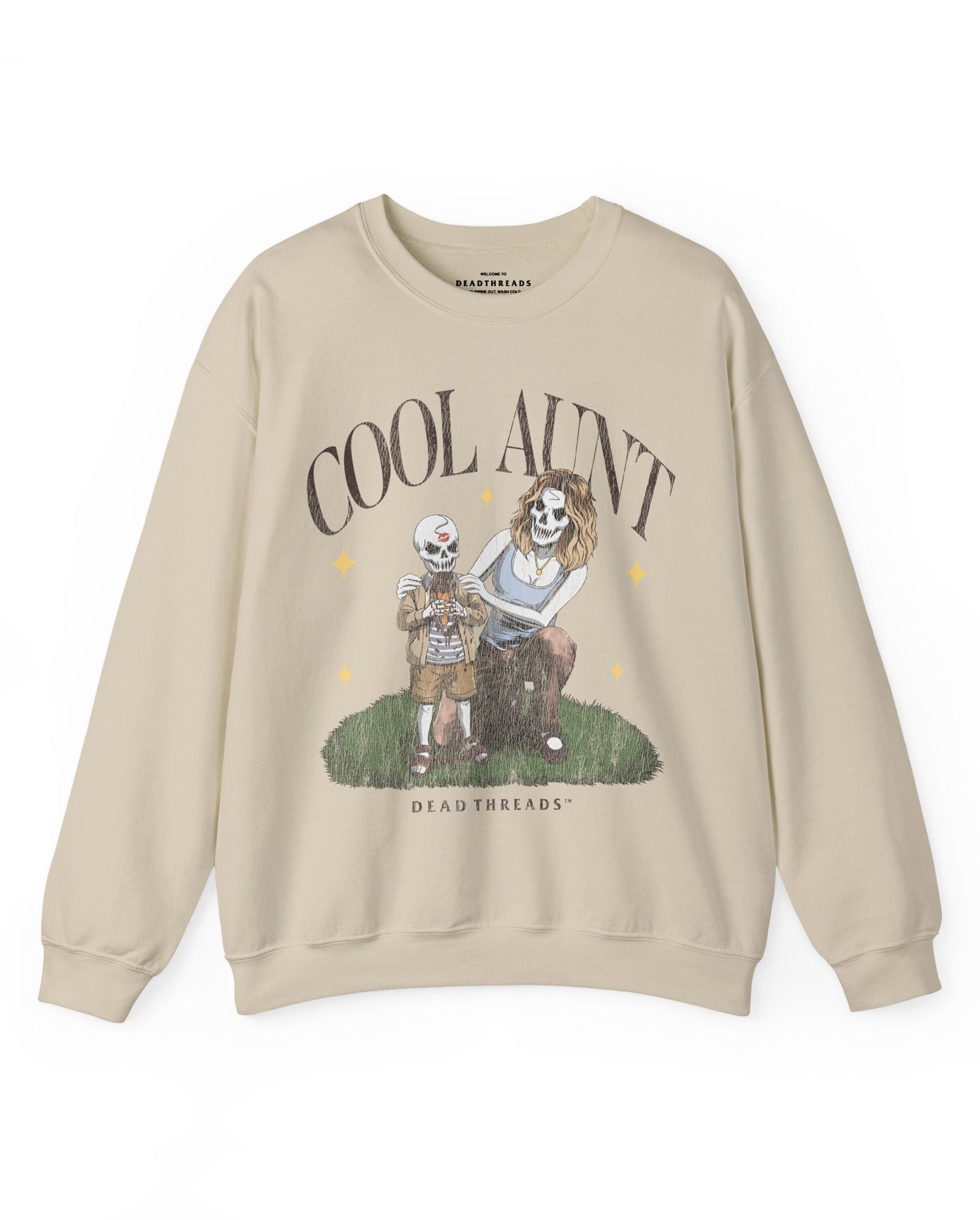 COOL AUNT (BOY) - CREWNECK SWEATSHIRT – Sweatshirt – Dead Threads Apparel