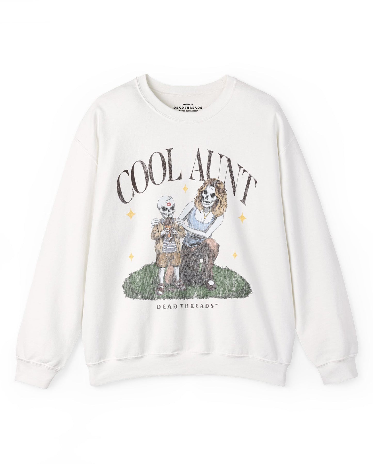 COOL AUNT (BOY) - CREWNECK SWEATSHIRT – Sweatshirt – Dead Threads Apparel