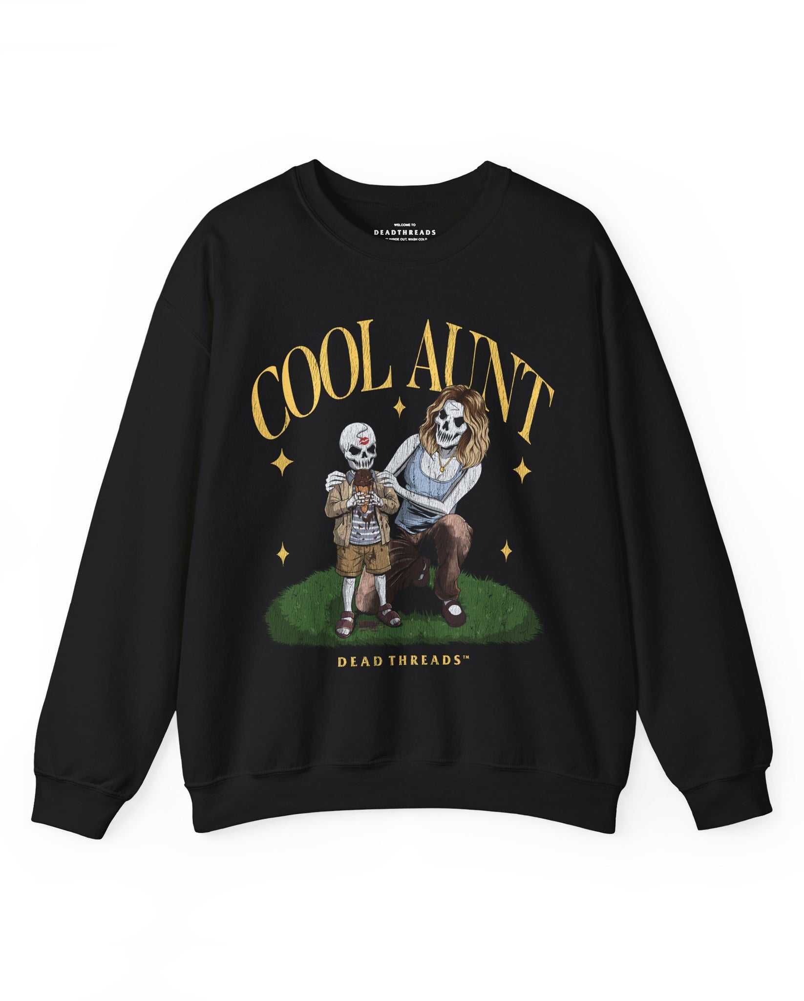 COOL AUNT (BOY) - CREWNECK SWEATSHIRT – Sweatshirt – Dead Threads Apparel