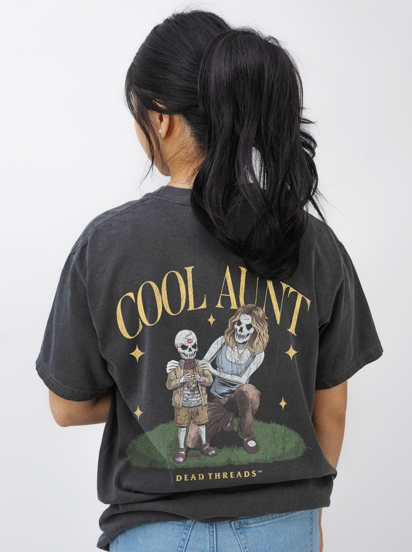 COOL AUNT (BOY) - “DT ESSENTIAL" PREMIUM T-SHIRT – T-Shirt – Dead Threads Apparel