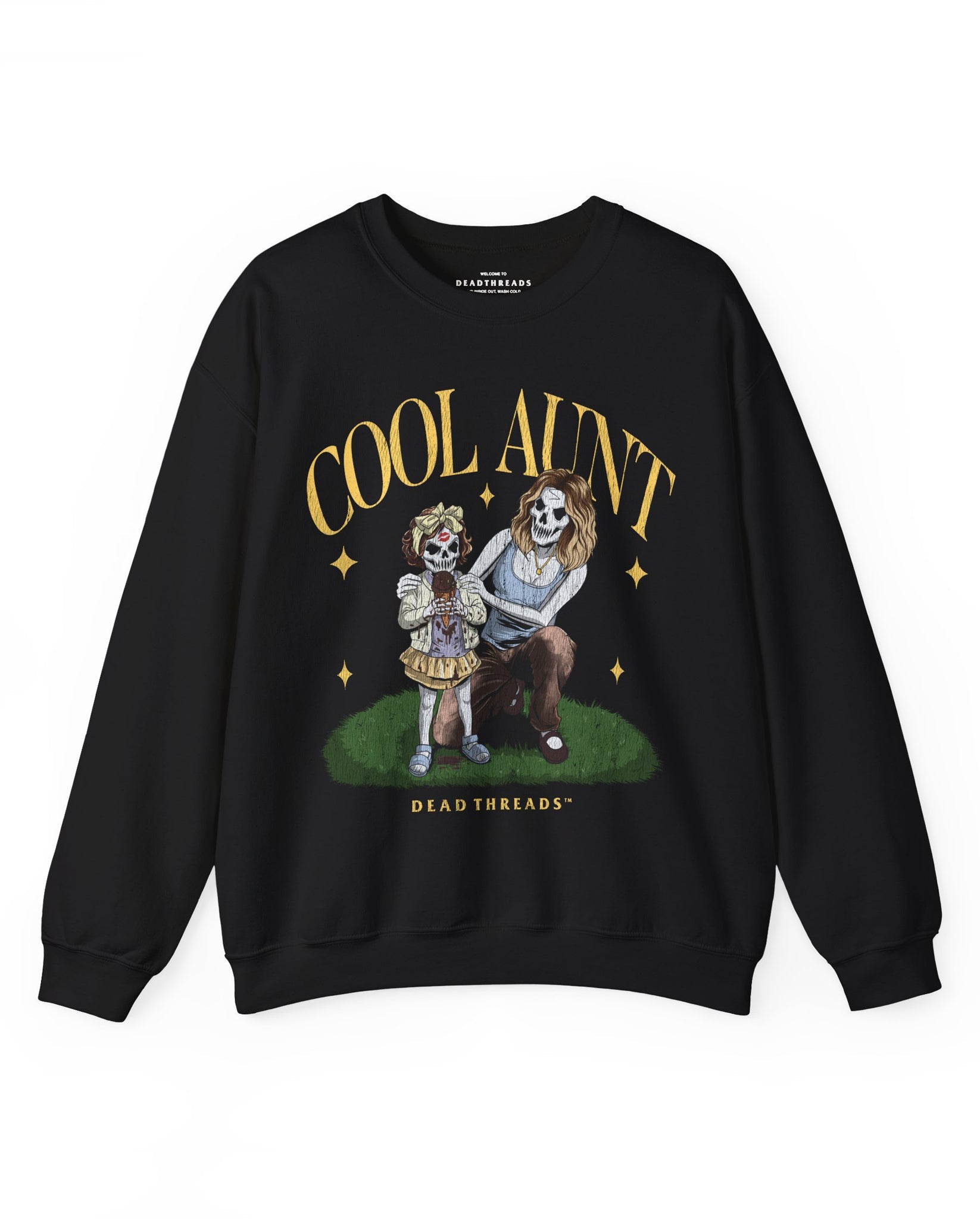 COOL AUNT (GIRL) - CREWNECK SWEATSHIRT – Sweatshirt – Dead Threads Apparel