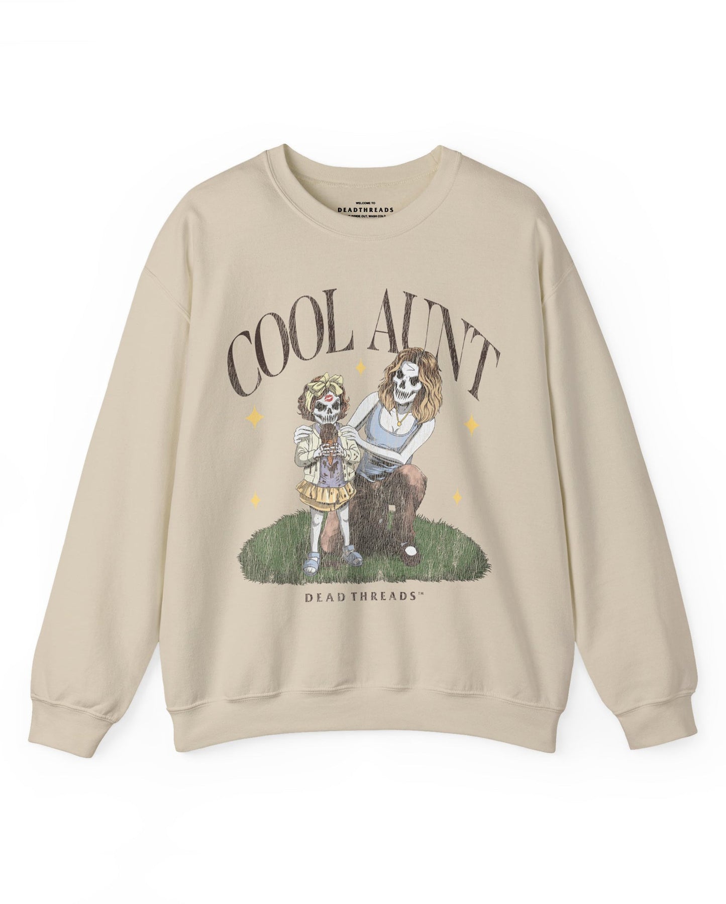 COOL AUNT (GIRL) - CREWNECK SWEATSHIRT – Sweatshirt – Dead Threads Apparel