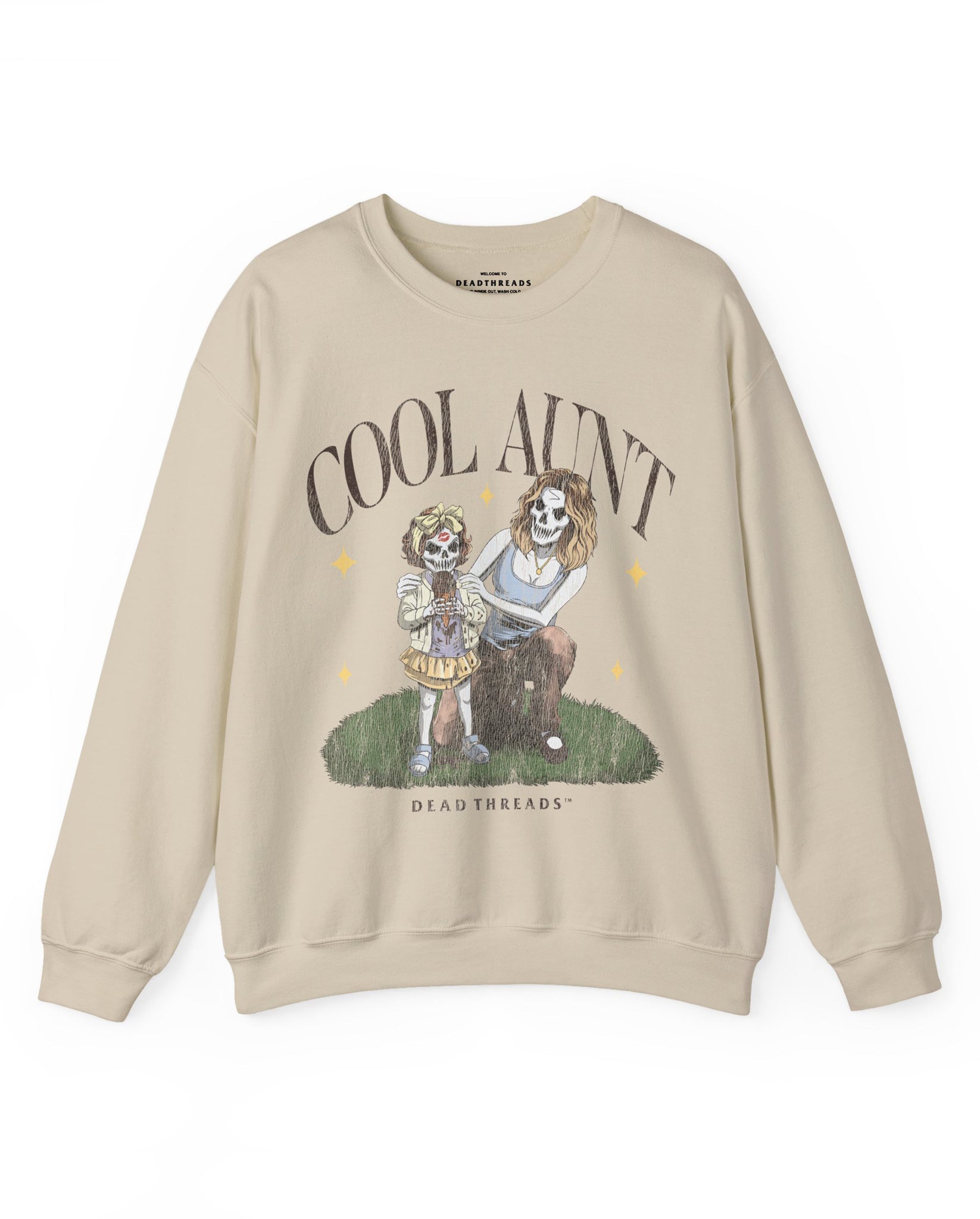 COOL AUNT (GIRL) - CREWNECK SWEATSHIRT – Sweatshirt – Dead Threads Apparel