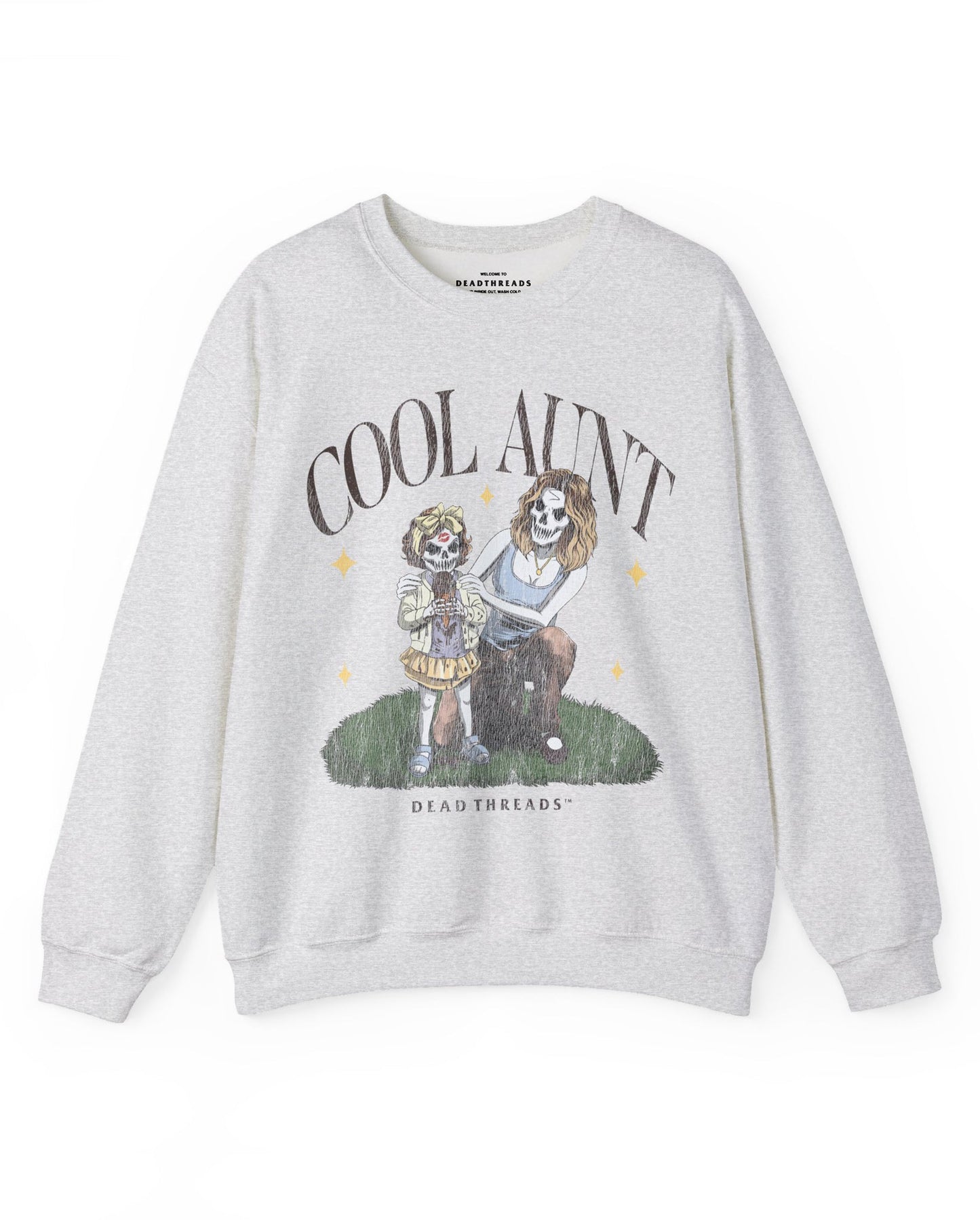 COOL AUNT (GIRL) - CREWNECK SWEATSHIRT – Sweatshirt – Dead Threads Apparel