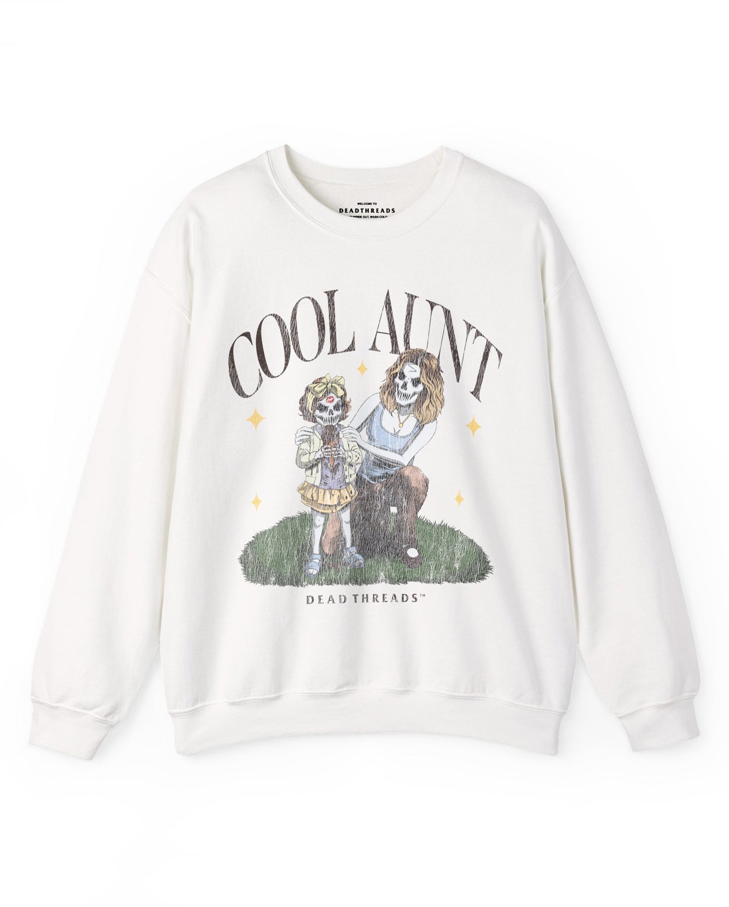 COOL AUNT (GIRL) - CREWNECK SWEATSHIRT – Sweatshirt – Dead Threads Apparel