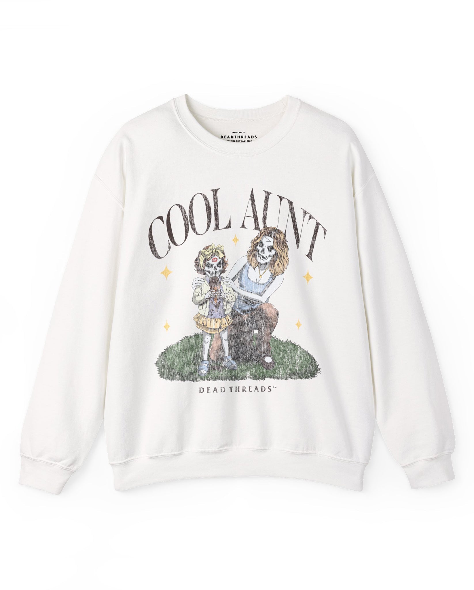 COOL AUNT (GIRL) - CREWNECK SWEATSHIRT – Sweatshirt – Dead Threads Apparel
