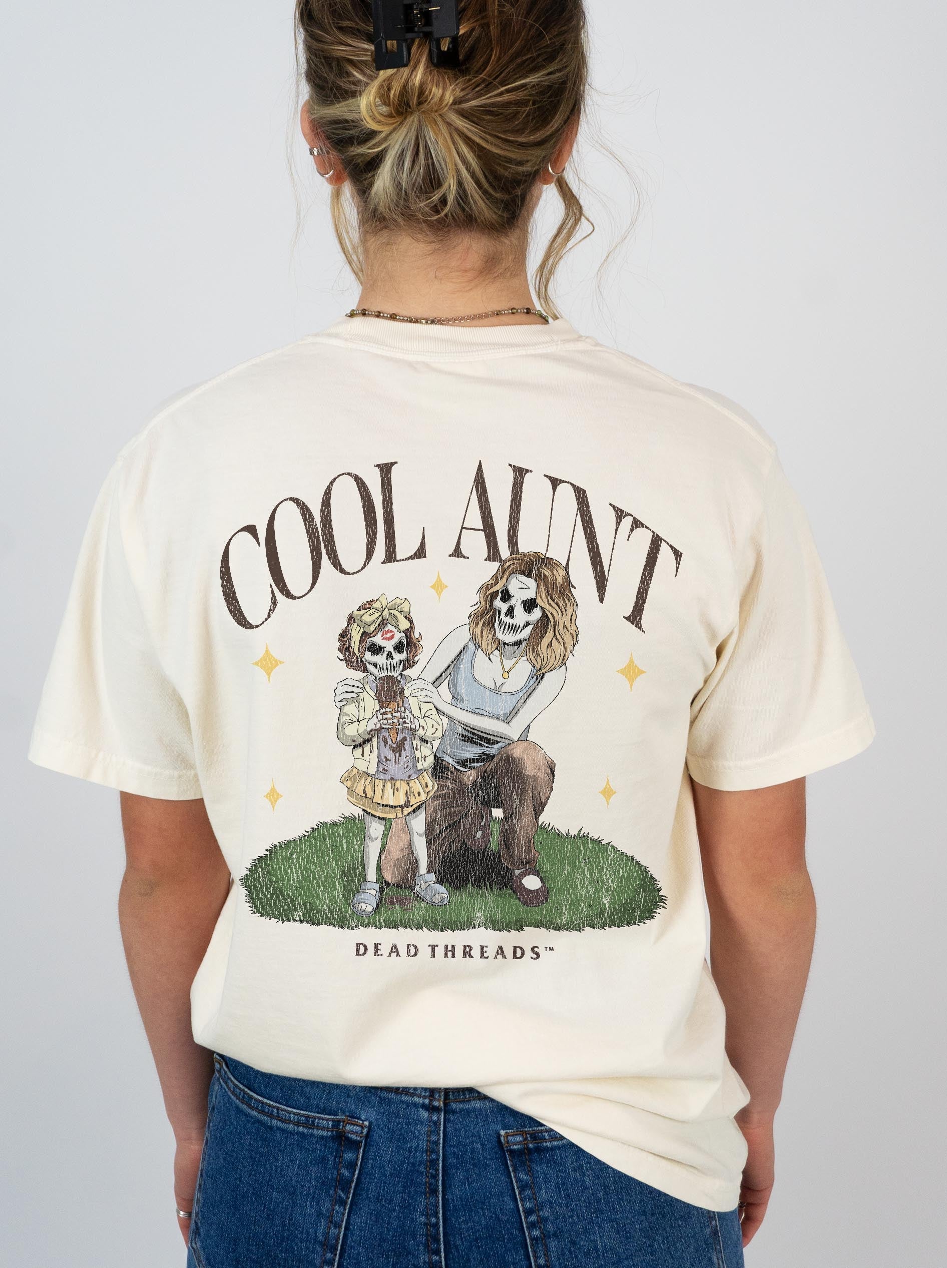 COOL AUNT (GIRL) - “DT ESSENTIAL" PREMIUM T-SHIRT – T-Shirt – Dead Threads Apparel