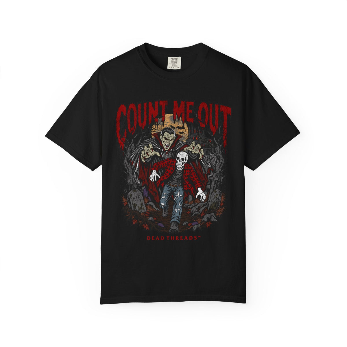 COUNT ME OUT - Halloween Limited Drop – T-Shirt – Dead Threads Apparel