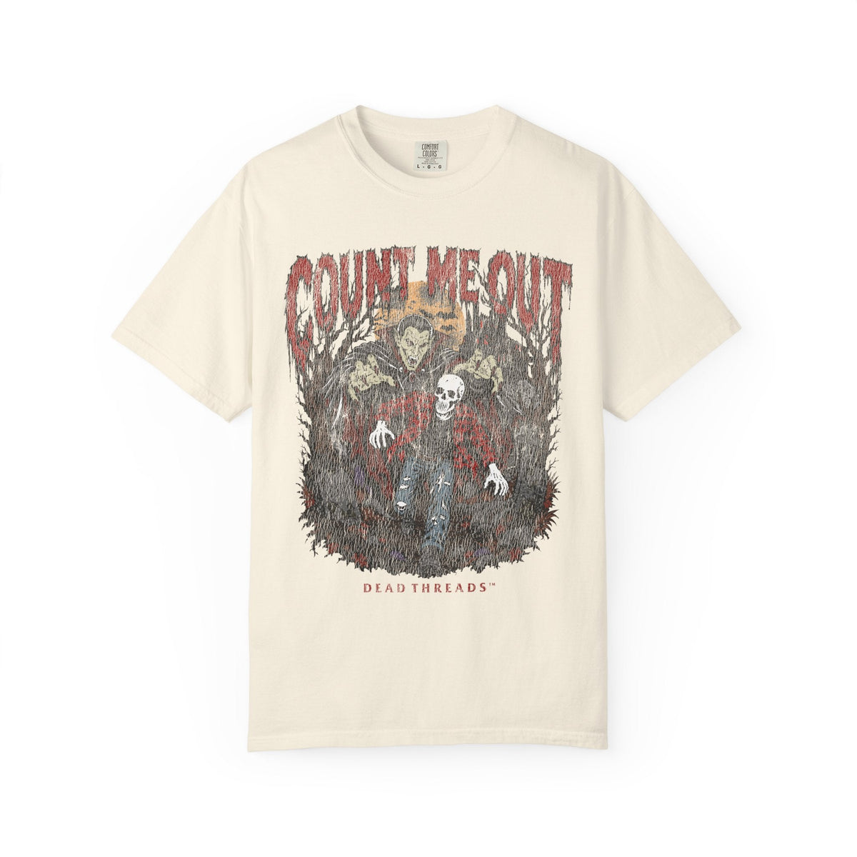 COUNT ME OUT - Halloween Limited Drop – T-Shirt – Dead Threads Apparel