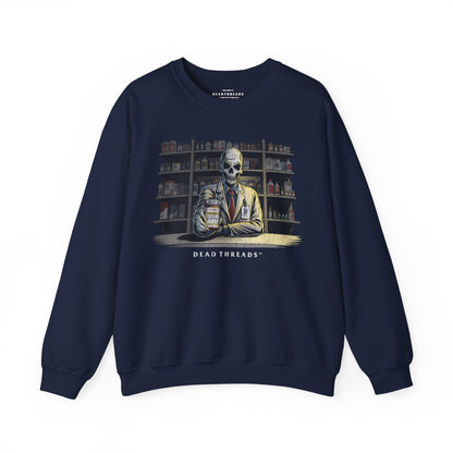 CRYPTS & SCRIPTS (PHARMACIST, MALE) - CREWNECK SWEATSHIRT – Sweatshirt – Dead Threads Apparel