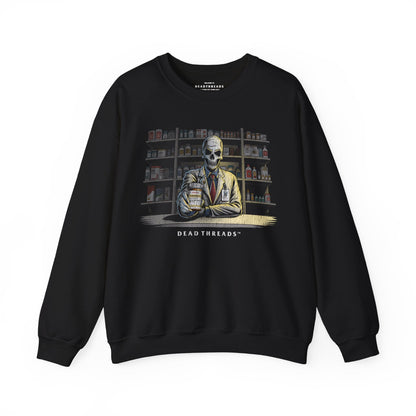 CRYPTS & SCRIPTS (PHARMACIST, MALE) - CREWNECK SWEATSHIRT – Sweatshirt – Dead Threads Apparel
