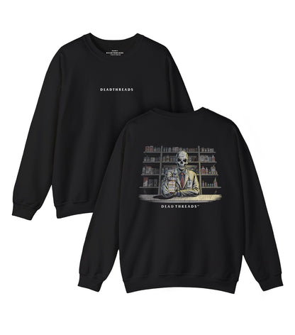 CRYPTS & SCRIPTS (PHARMACIST, MALE) - “DT ESSENTIAL" CREWNECK SWEATSHIRT – Sweatshirt – Dead Threads Apparel