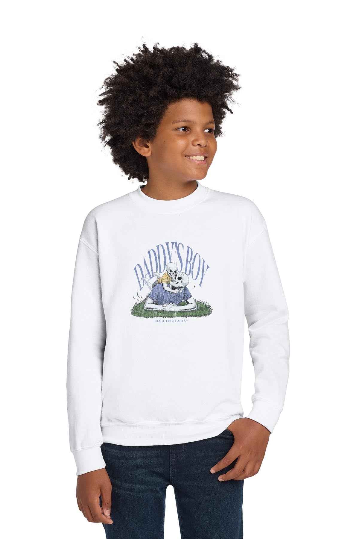 DADDY’S BOY - KIDS CREWNECK SWEATSHIRT – Kids clothes – Dead Threads Apparel