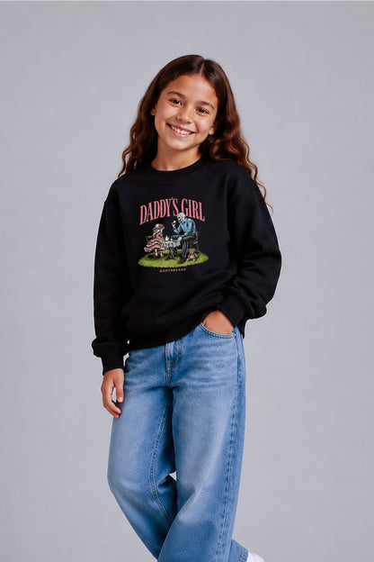 DADDY’S GIRL - KIDS CREWNECK SWEATSHIRT – Kids clothes – Dead Threads Apparel