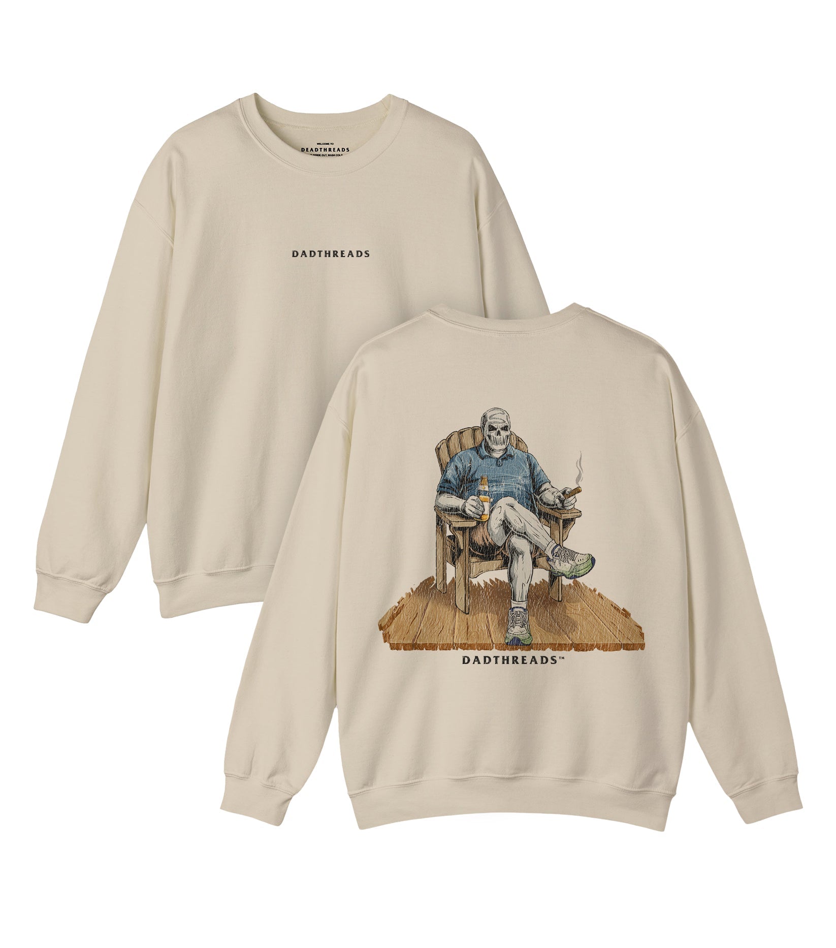 DADIRONDACK - “DT ESSENTIAL" CREWNECK SWEATSHIRT – Sweatshirt – Dead Threads Apparel