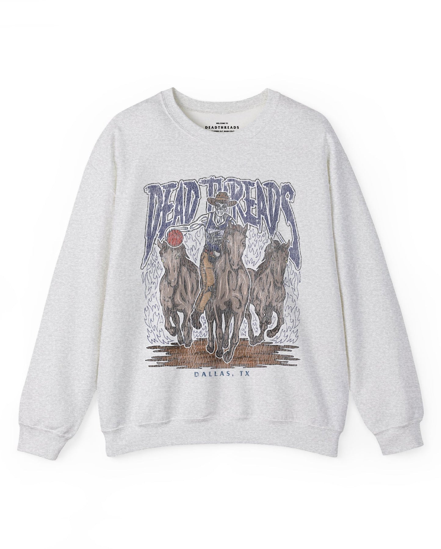 DALLAS BASKETBALL - CREWNECK SWEATSHIRT – Sweatshirt – Dead Threads Apparel