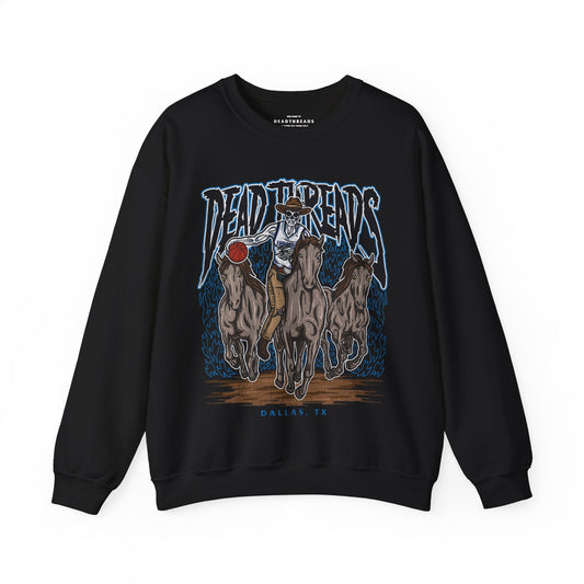 DALLAS BASKETBALL - CREWNECK SWEATSHIRT – Sweatshirt – Dead Threads Apparel