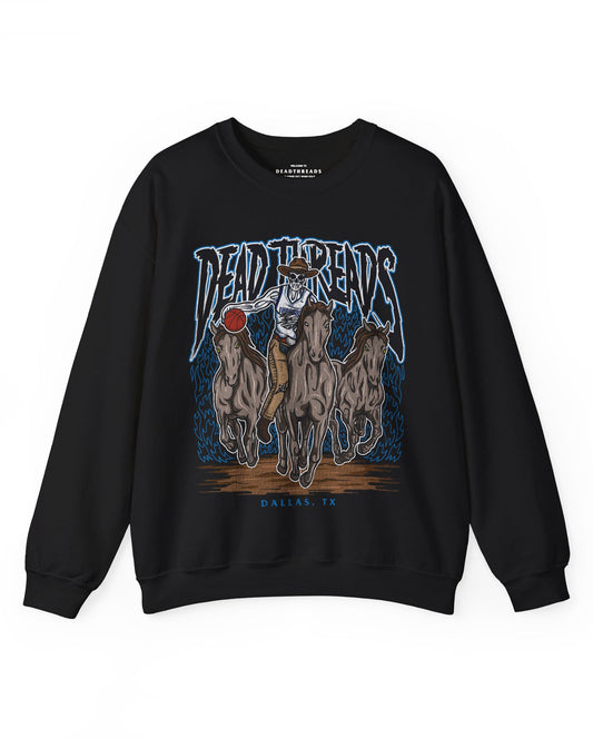 DALLAS BASKETBALL - CREWNECK SWEATSHIRT – Sweatshirt – Dead Threads Apparel