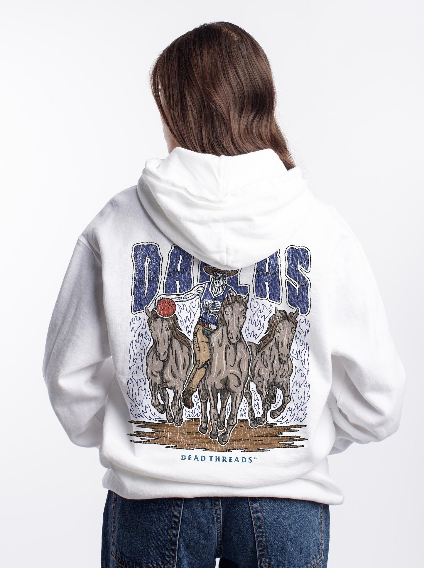 DALLAS BASKETBALL - “DT ESSENTIAL" HOODIE – Hoodie – Dead Threads Apparel