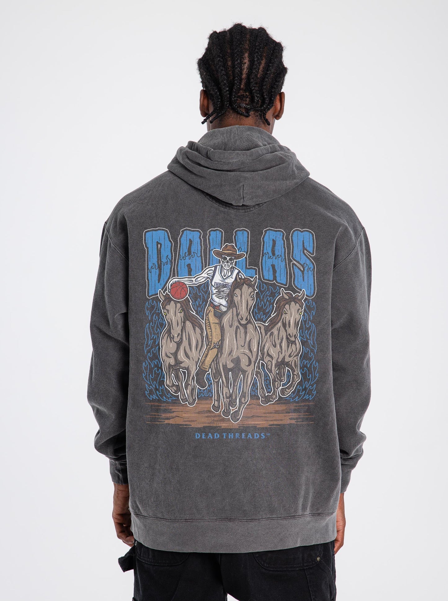 DALLAS BASKETBALL - “DT ESSENTIAL" HOODIE – Hoodie – Dead Threads Apparel