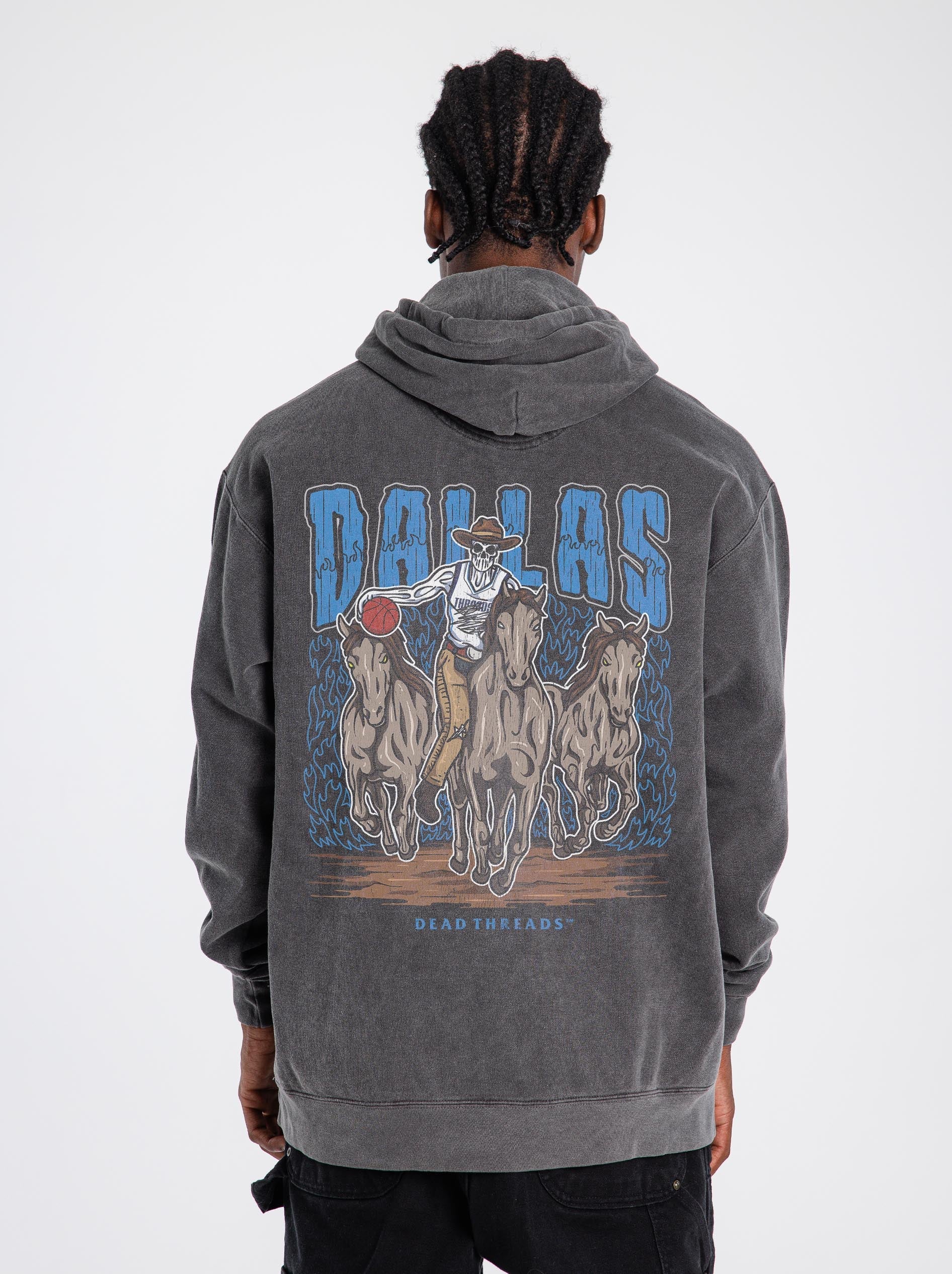 DALLAS BASKETBALL - “DT ESSENTIAL" HOODIE – Hoodie – Dead Threads Apparel