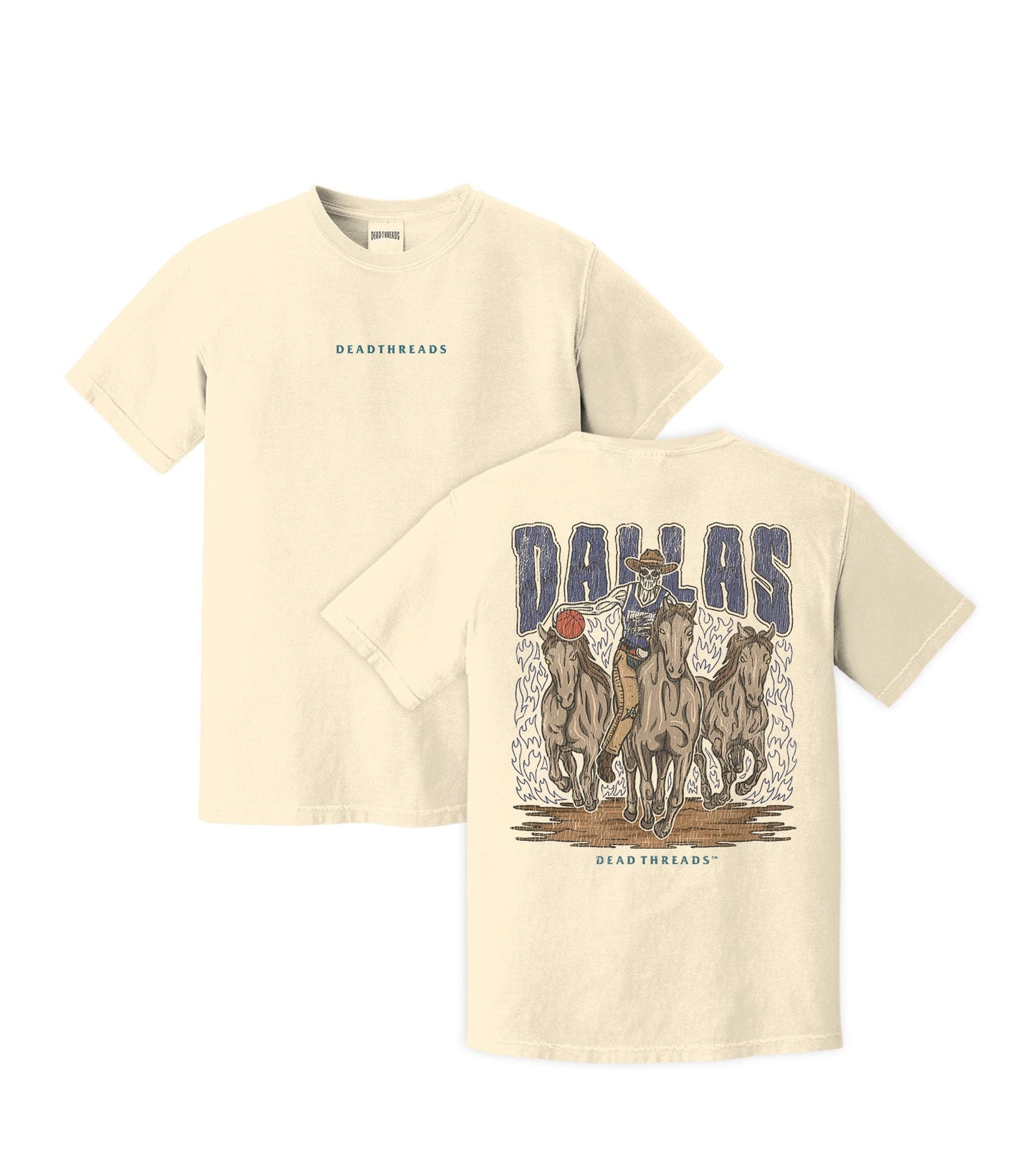 DALLAS BASKETBALL - “DT ESSENTIAL" PREMIUM T - SHIRT – T-Shirt – Dead Threads Apparel