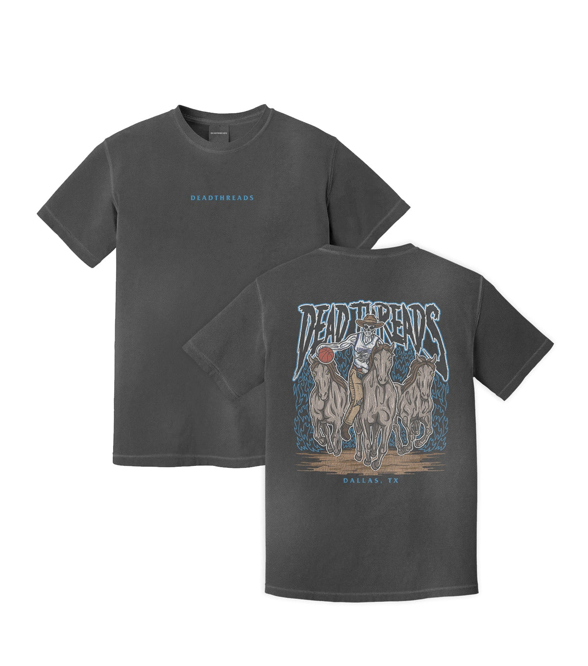 DALLAS BASKETBALL - “DT ESSENTIAL" PREMIUM T-SHIRT – T-Shirt – Dead Threads Apparel