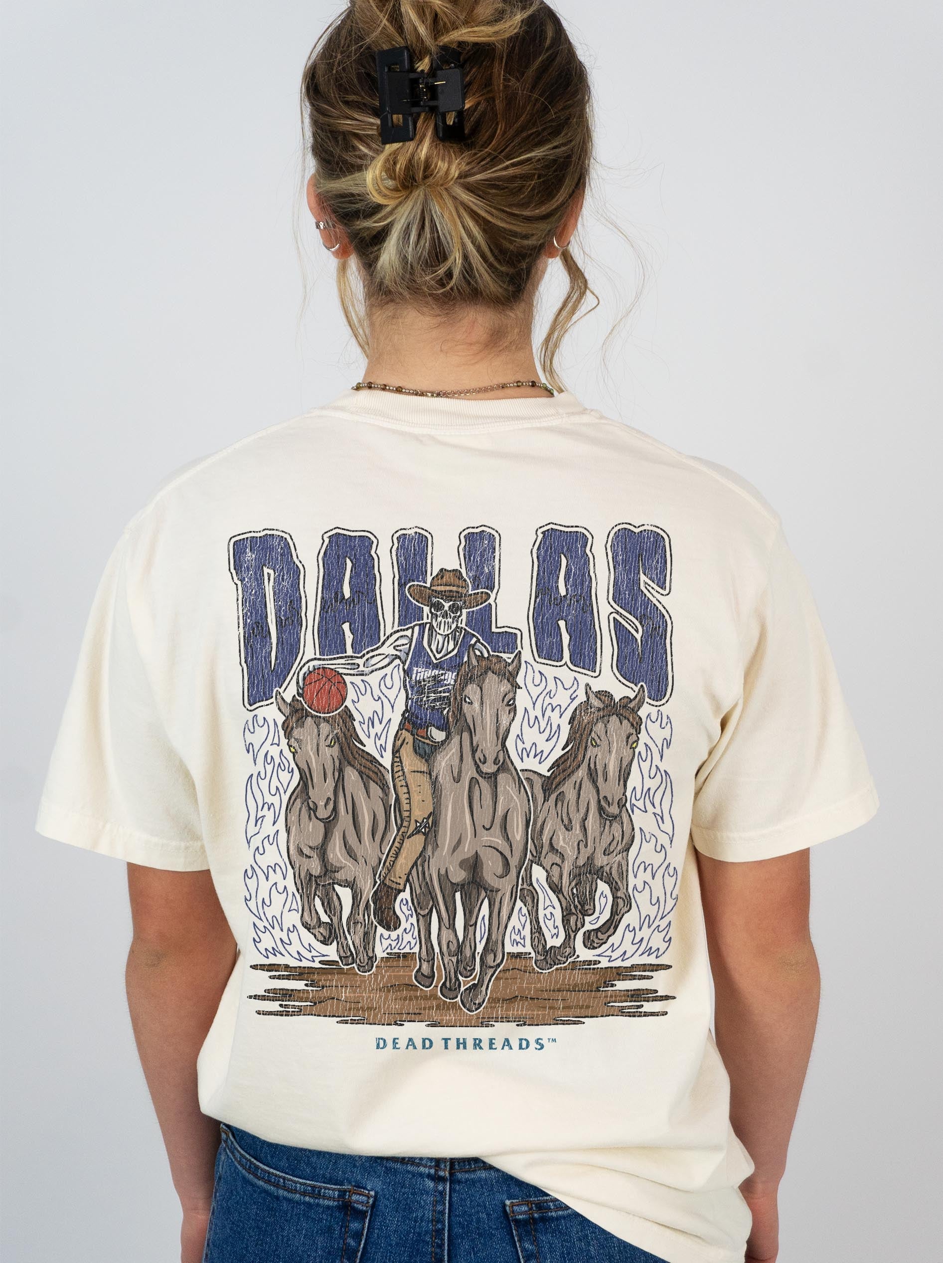 DALLAS BASKETBALL - “DT ESSENTIAL" PREMIUM T - SHIRT – T-Shirt – Dead Threads Apparel