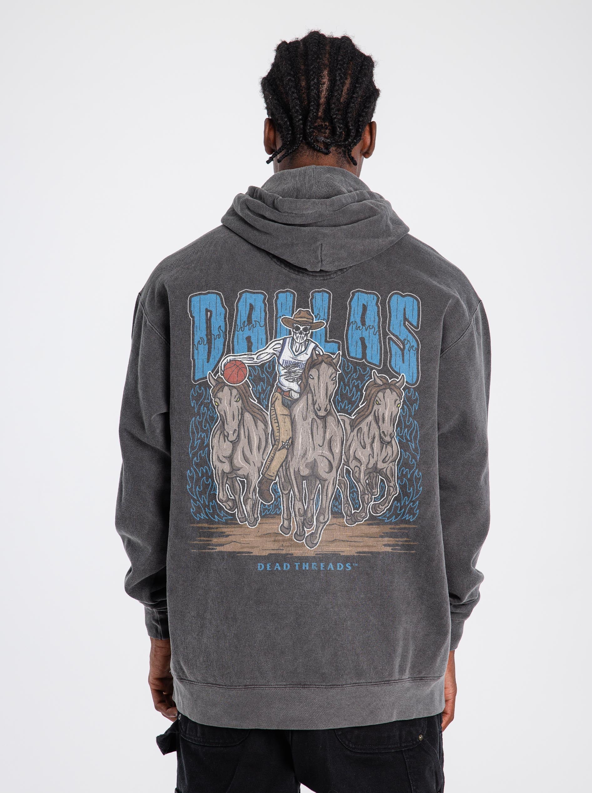 DALLAS BASKETBALL - HOODIE – Hoodie – Dead Threads Apparel