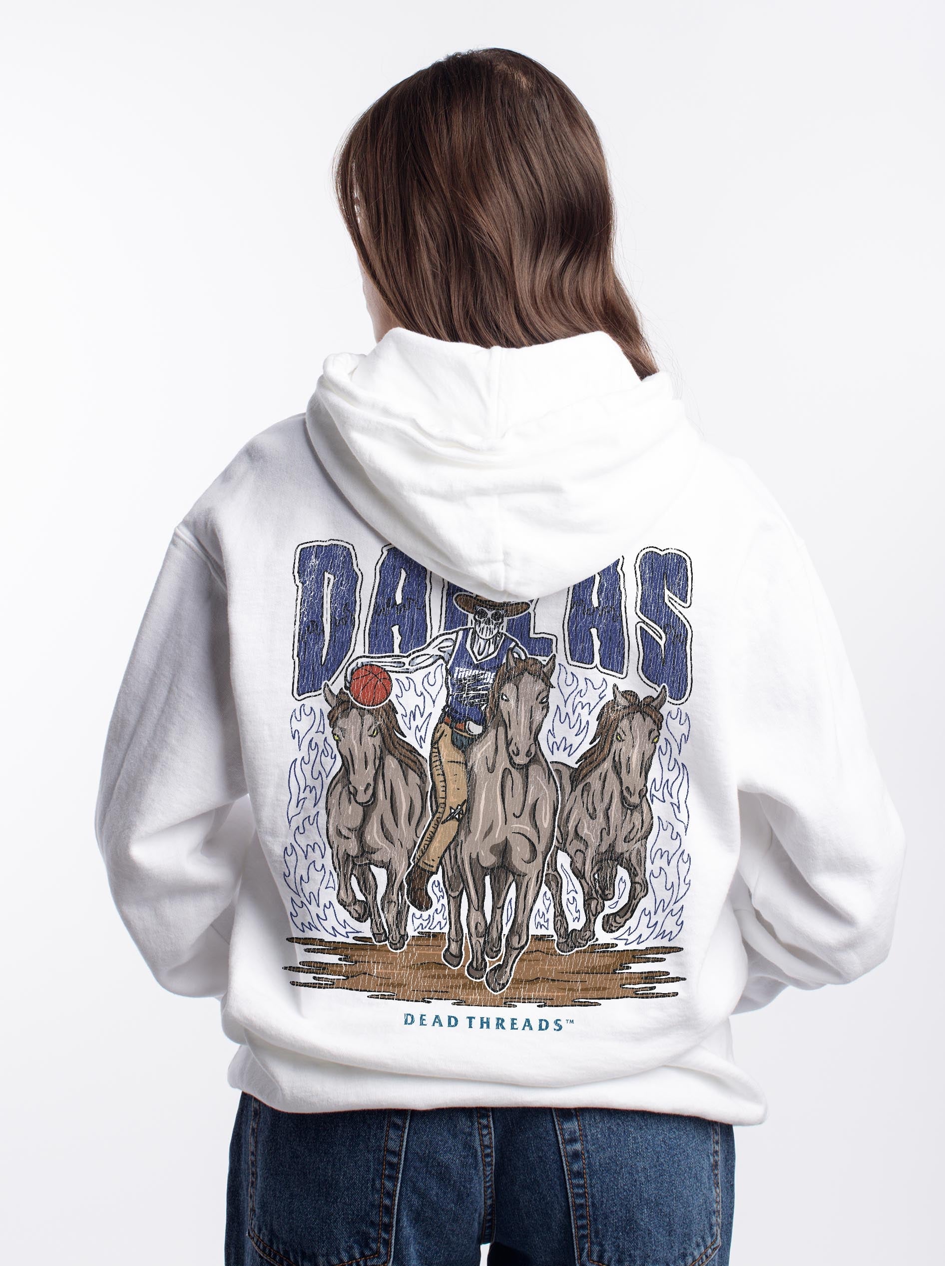 DALLAS BASKETBALL - HOODIE – Hoodie – Dead Threads Apparel