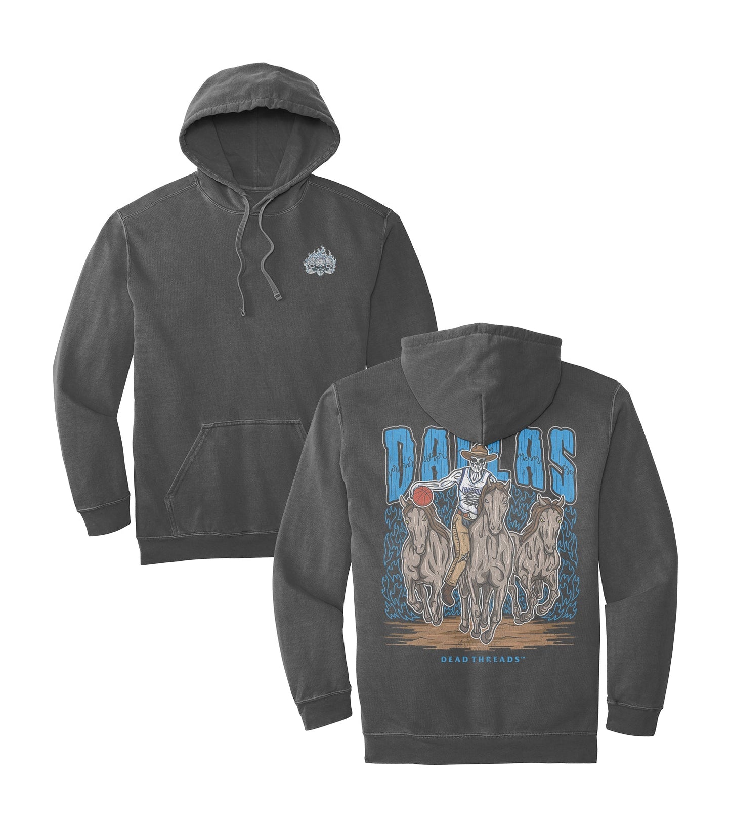 DALLAS BASKETBALL - HOODIE – Hoodie – Dead Threads Apparel