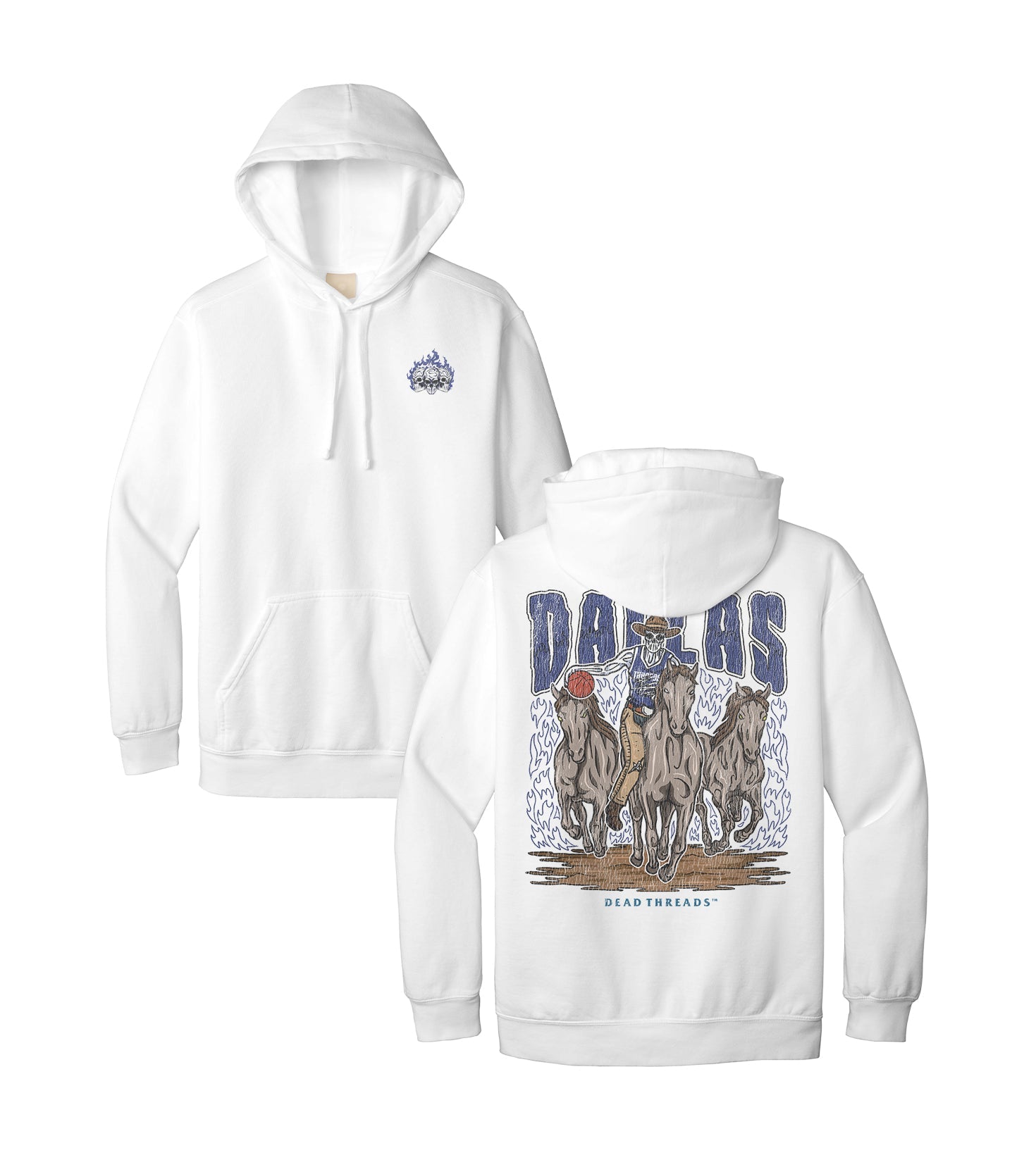 DALLAS BASKETBALL - HOODIE – Hoodie – Dead Threads Apparel