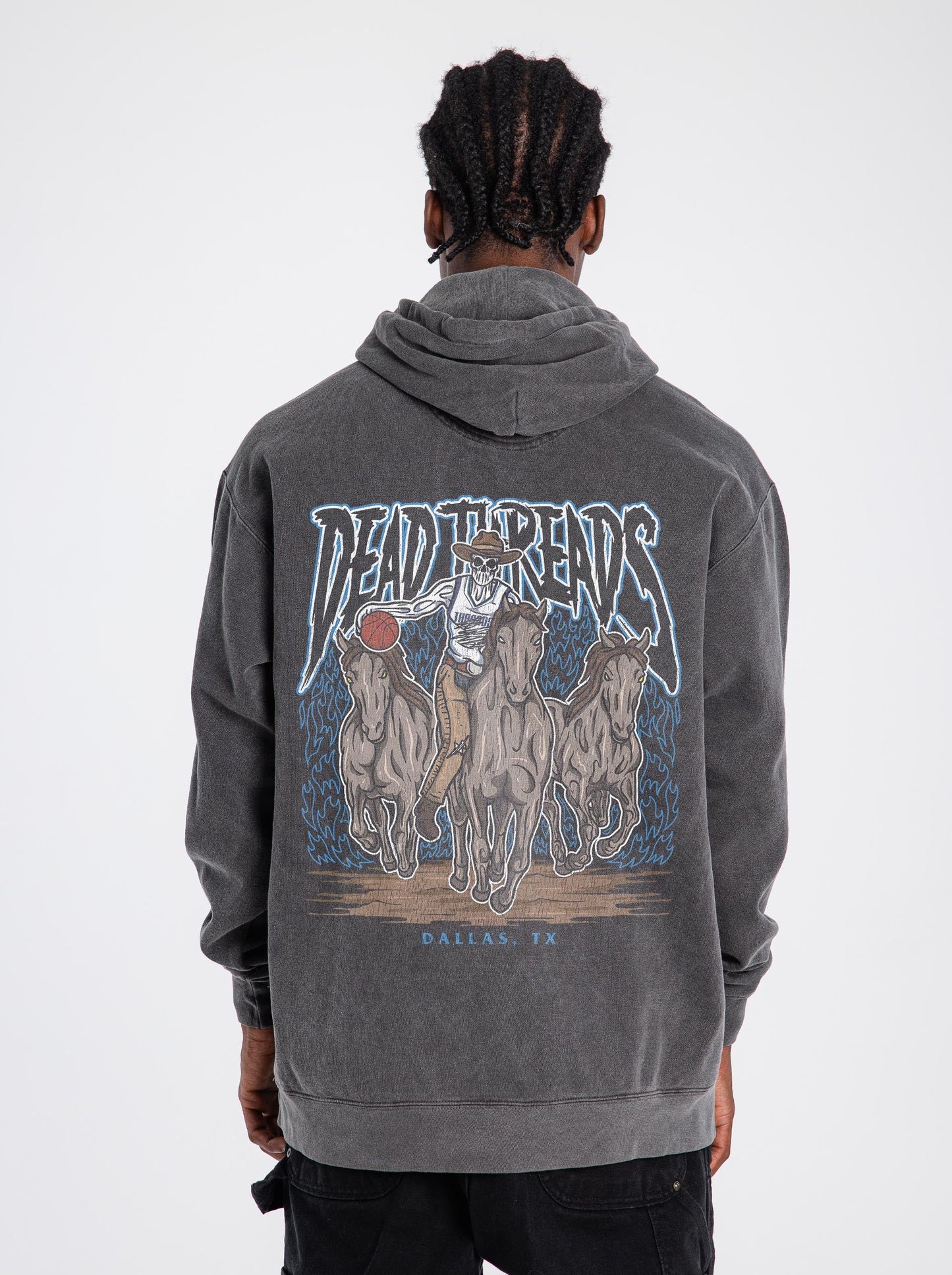 DALLAS BASKETBALL - HOODIE – Hoodie – Dead Threads Apparel